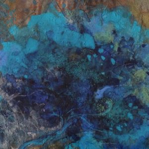 Les quatre arbres bleus (détail 3)