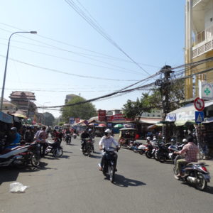 Les rues de Phnom Penh