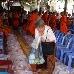 Cérémonie bouddhique à Phnom Penh