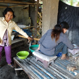 Fabrication de la feuille de riz