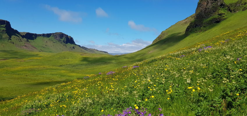 Balade depuis l'église vers le mont Reynisfjall